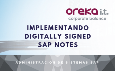 Implementando digitally signed SAP Notes