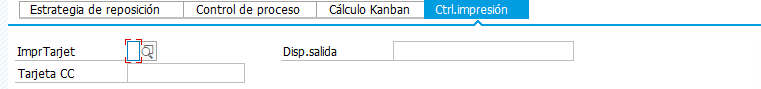 Ciclo de control en SAP- KANBAN - Impresión de kanbans
