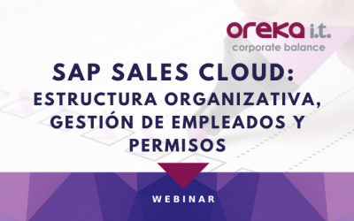 Webinar SAP Sales Cloud: estructura organizativa, gestión de empleados, usuarios y permisos