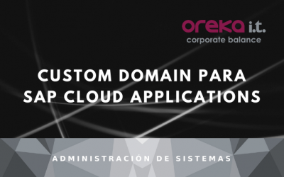 Custom domain para SAP Cloud Applications
