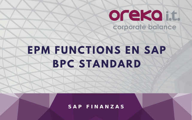 EPM Functions en SAP BPC Standard