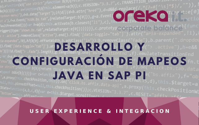Desarrollo y configuración de mapeos Java en SAP PI