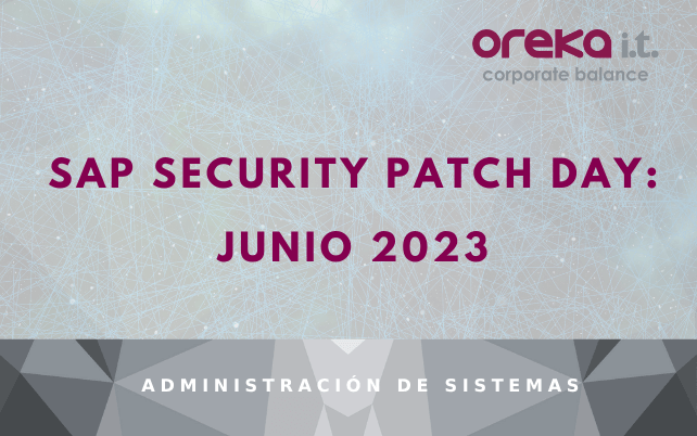 SAP Security Patch Day: Junio 2023
