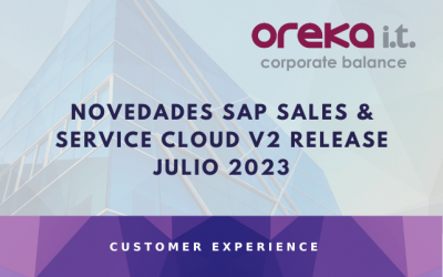 Novedades SAP Sales & Service Cloud V2 release julio 2023