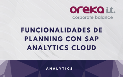 Funcionalidades de Planning con Sap Analytics Cloud