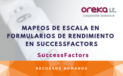 Mapeos de escala en formularios de rendimiento en SuccessFactors