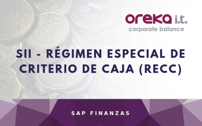 SII– Régimen especial de criterio de caja (RECC)