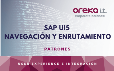 SAP UI5Navegación y Enrutamiento: patrones