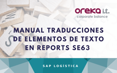 Manual Traducciones de Elementos de Texto en Reports SE63