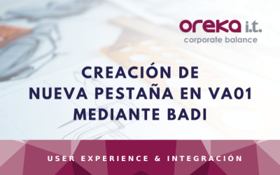 Creación de nueva pestaña en SAP VA01 mediante BAdI