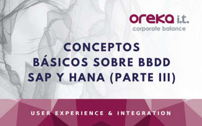 Conceptos básicos sobre BBDD SAP y HANA Parte III