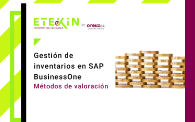 Gestión de inventarios en SAP Business One (II):métodos de valoración