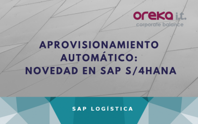 Aprovisionamiento automáticoNovedad en SAP S/4HANA