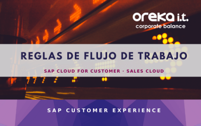 SAP Cloud for Customer · Sales Cloudreglas de flujos de trabajo