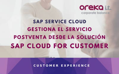 SAP Service Cloud Gestiona el servicio postventa desde la solución SAP Cloud for Customer