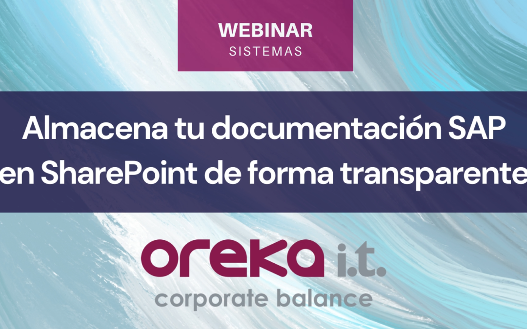 Almacena tu documentación SAP en SharePointWebinar