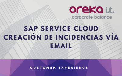 SAP Service Cloud Creación de incidencias vía email