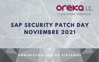 SAP Security patch daynoviembre 2021