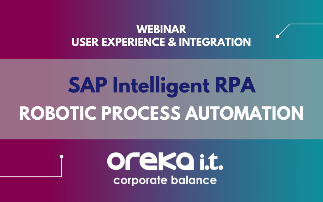 SAP Intelligent Robotic Process Automation