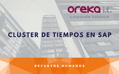 Cluster de Tiempos en SAP