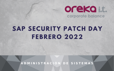 SAP Security Patch Day Febrero 2022