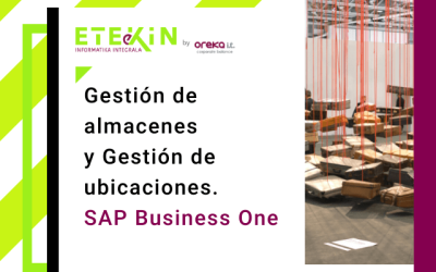 Gestión de almacenes y de ubicaciones en SAP Business One