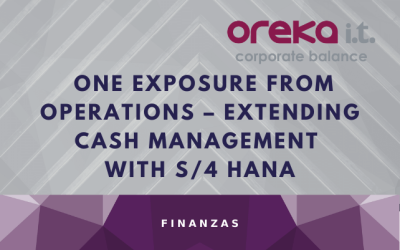 One Exposure from Operations Extending Cash Management with S/4 HANA