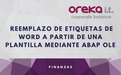 Reemplazo de etiquetas de Word a partir de una plantilla mediante ABAP OLE
