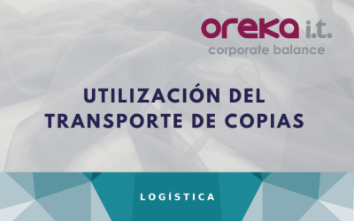 Utilización del transporte de copias