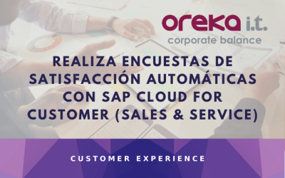 Realiza encuestas de satisfacción automáticas con SAP Cloud for Customer Sales and Service
