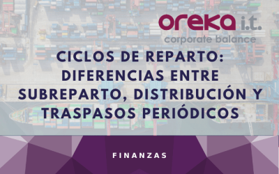 Ciclos de reparto Diferencias entre Subreparto, distribución y traspasos periódicos