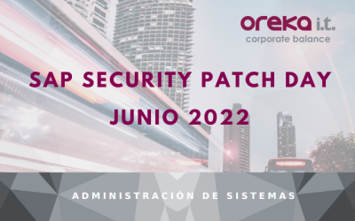 SAP Security Patch Day Junio 2022