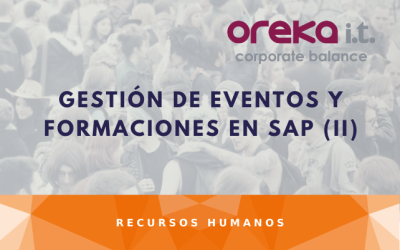 Gestión de eventos y formaciones en SAP (II)