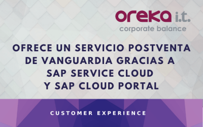 Ofrece un servicio postventa de vanguardia gracias a SAP Service Cloud y SAP Cloud Porta