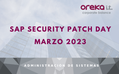 SAP Security Patch Day Marzo 2023