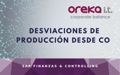 Desviaciones de producción desde CO