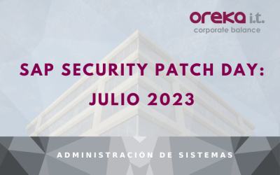 SAP Security Patch Day Julio 2023