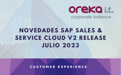 Novedades SAP Sales & Service Cloud V2 Release julio 2023