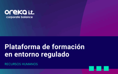Plataforma de formación en entorno regulado